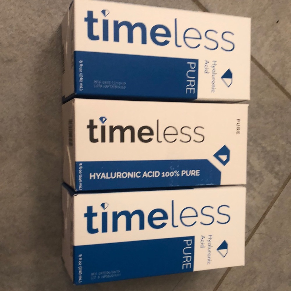 Brand new in boxes Timeless Hyaluronic Acid